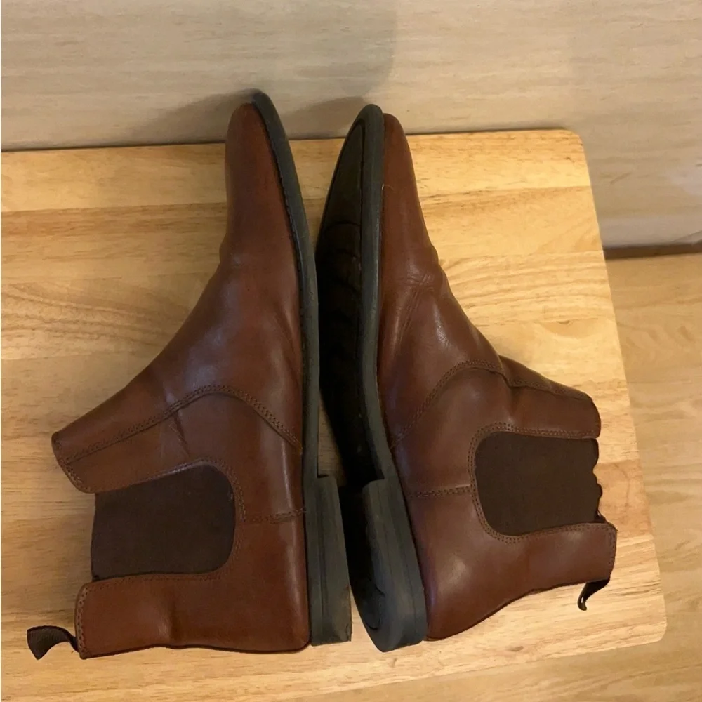 Franco Fortini Ron Men's Brown Leather Chelsea Boots